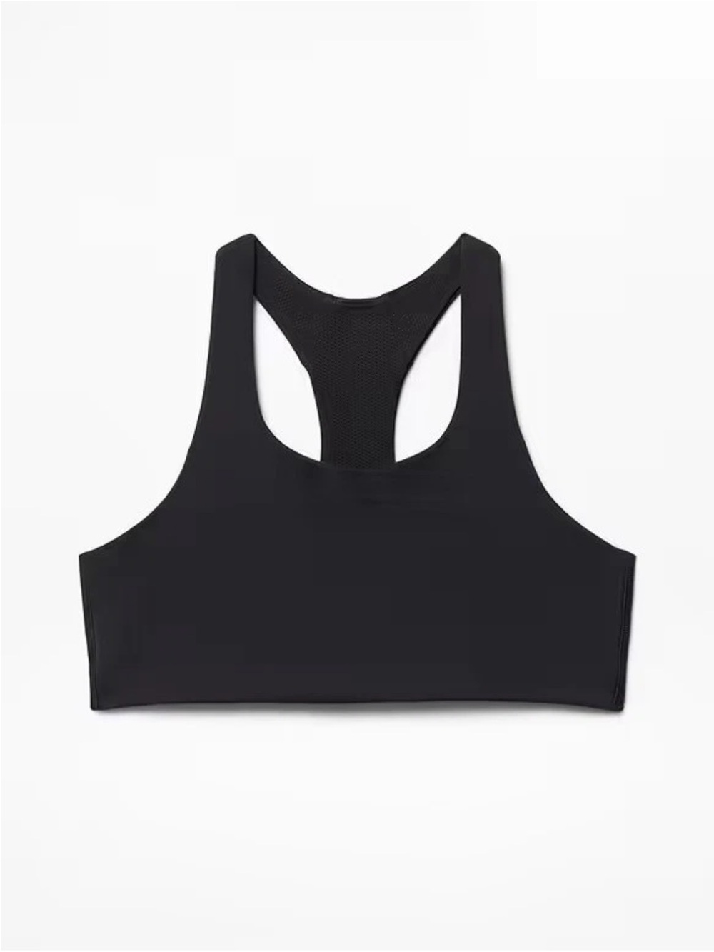 Athleta Girl Cloud Racerback Bra Black Solid Activewear XL 14-16
